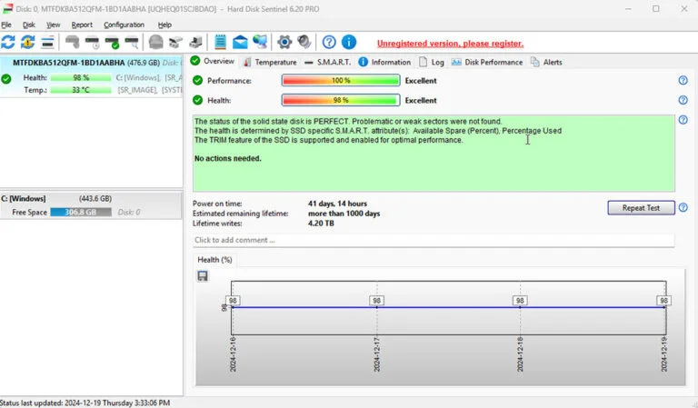 Employing monitoring tools such as Crystal Disk Info, Hard Disk Sentinel, or DriveDx is a great way to stay ahead of the game and predict failure, or at least catch it early enough in time, to allow for a replacement with the least amount of effort and cost. Regularly checking on these tools or paying for the full version that allows for live alerts are easy tasks that require no technical knowledge and are inexpensive or free.
